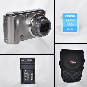 Panasonic Lumix DMC-LZ7 Digital Camera 7.2MP 6x Optical Zoom Video 32GB SD Card